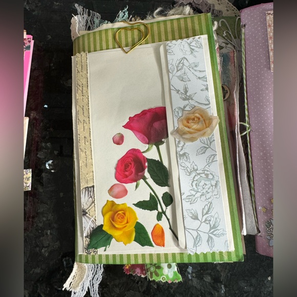 4 Pcs Bound Junk Journal Signatures Handcrafted Unique One of a Kind - Picture 13 of 14